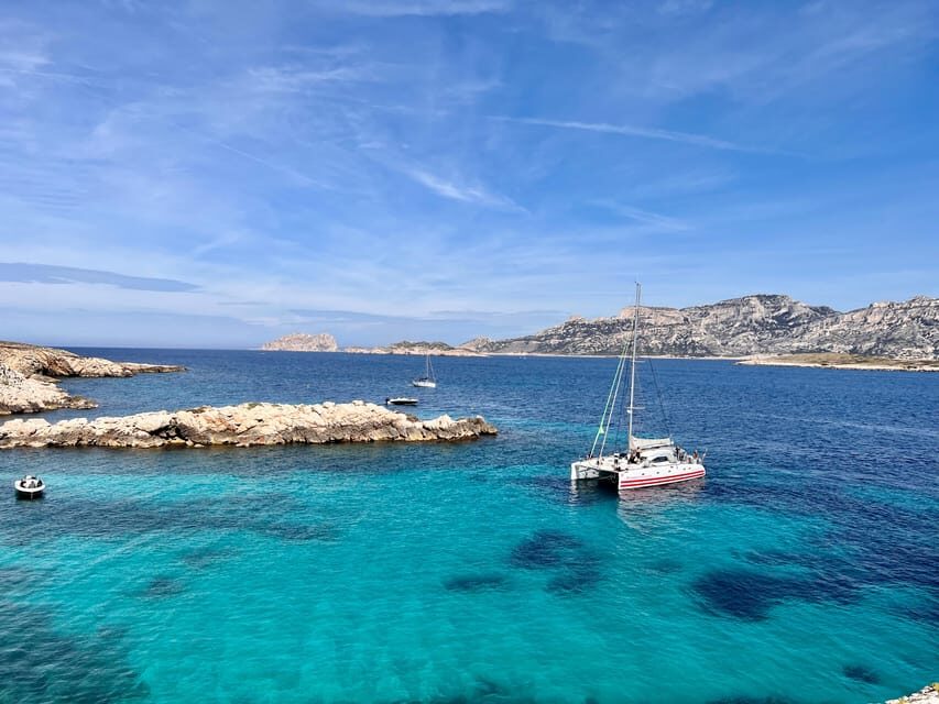 Marseille: Calanques Catamaran Cruise, Picnic, & Swimming - Blue Cave and En-Vau: conditional stops, still worth the wait